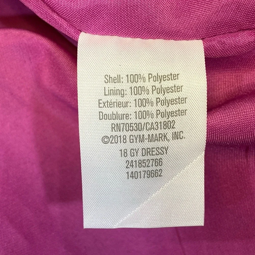 Gymboree‎ Dress Toddler Girls 12-18 m Hot Pink Lined Chiffon Floral Party Formal